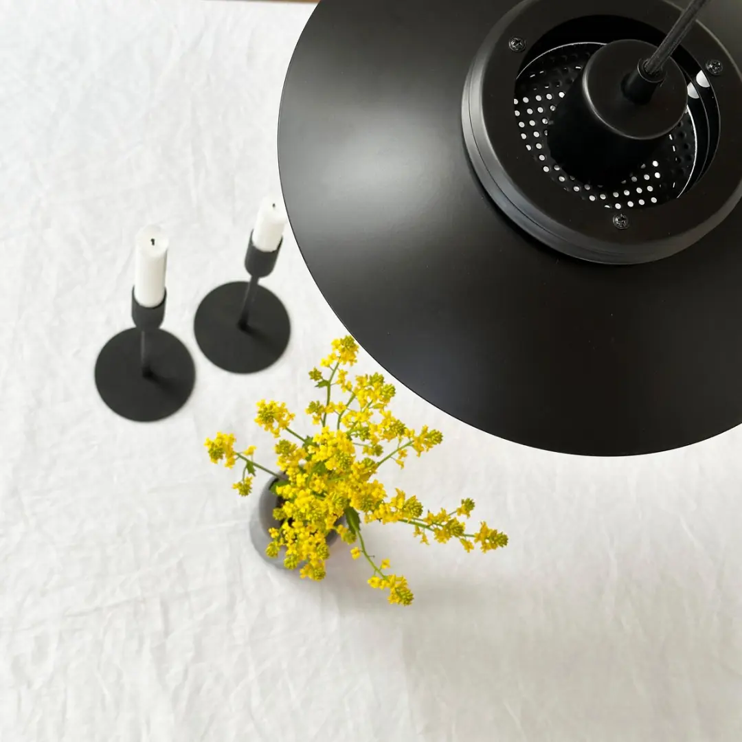 Dyberg Larsen Ejka Hanglamp - Zwart - Ø30cm