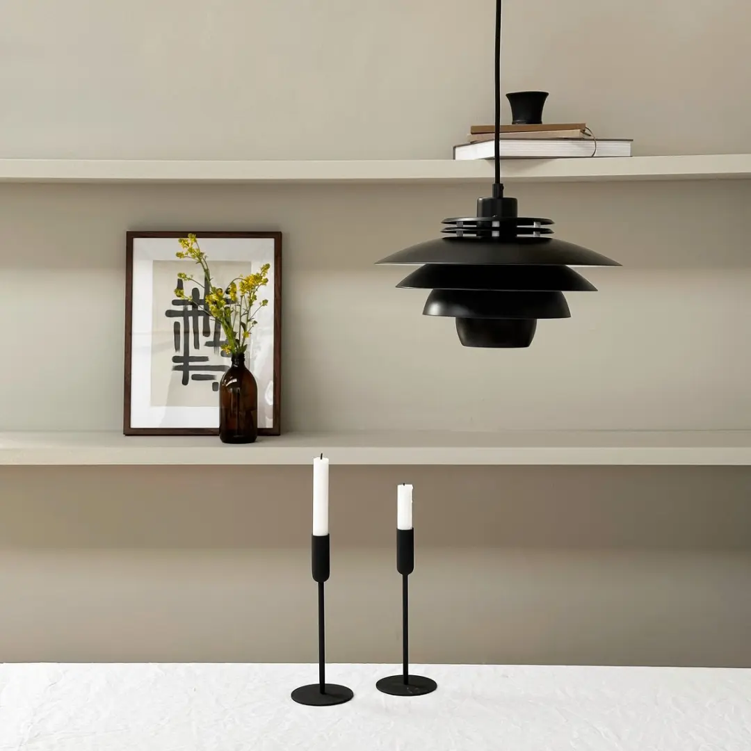 Dyberg Larsen Ejka Hanglamp - Zwart - Ø30cm
