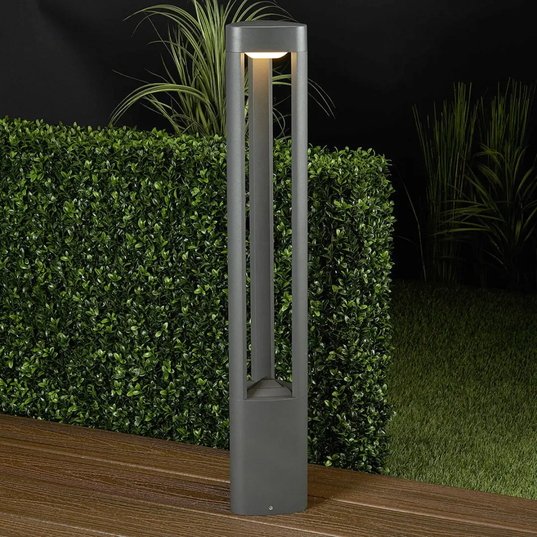 Lucande LED Buitenlamp 90 LED 8W - Antraciet