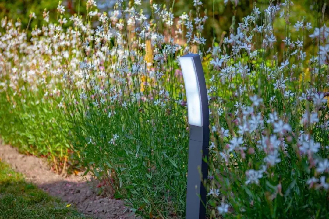 LUTEC Kira Sokkellamp - 1100 Lumen 17.3W - Donkergrijs