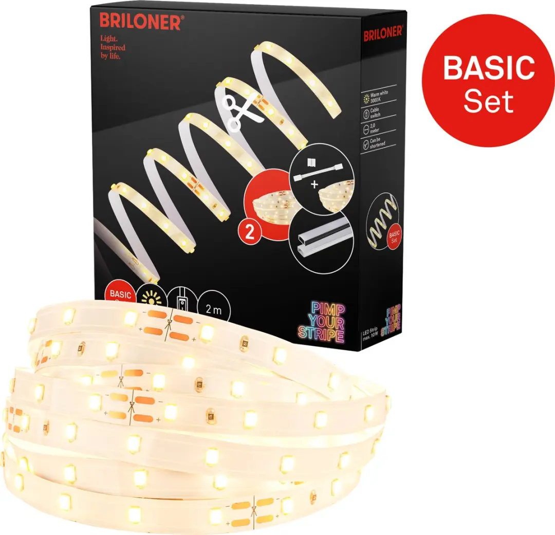 Briloner Pimp Your Stripe LED-strip 2m Warm Wit