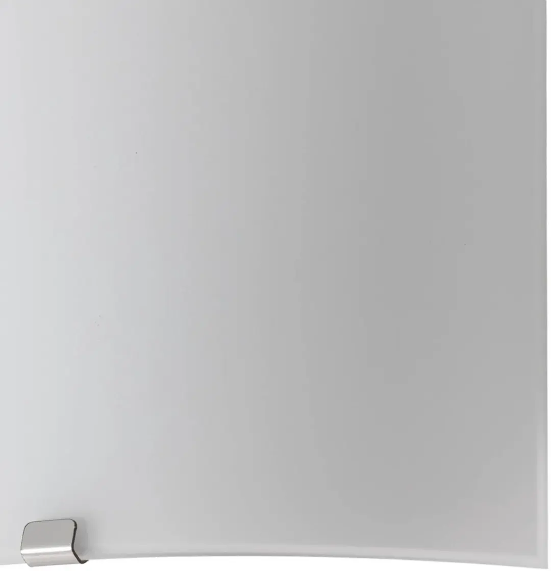Lindby Wandlamp Glas Metaal 1 Licht E27 - 21cm - Wit/Chroom