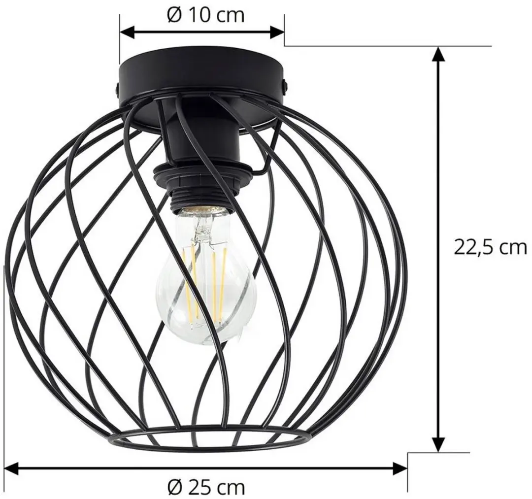 Lindby Plafondlamp Metaal 25cm