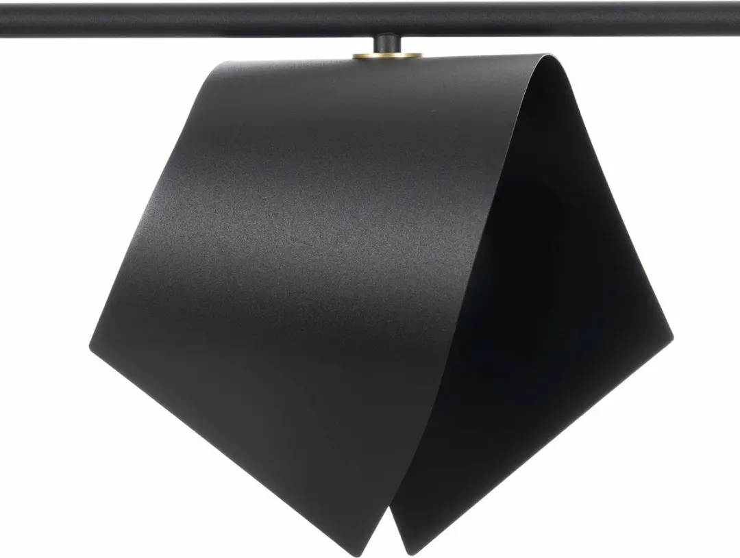 Lucande Hanglamp 4-Lichts Staal - Zandzwart