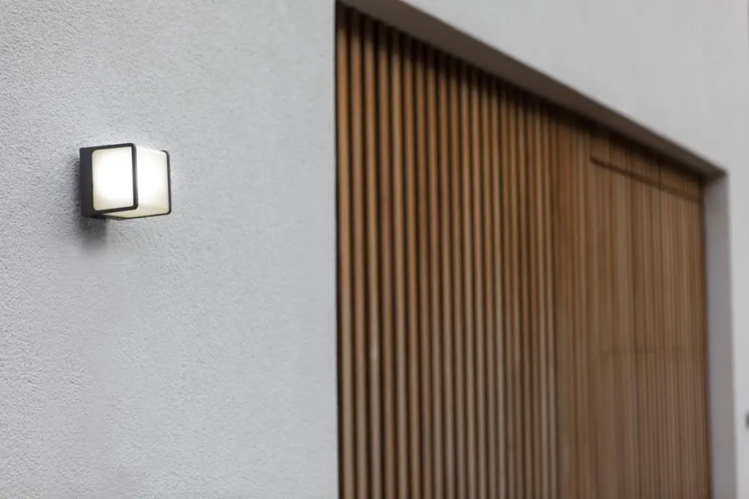 Lutec Doblo Wandlamp Buiten LED 3000K - Donkergrijs