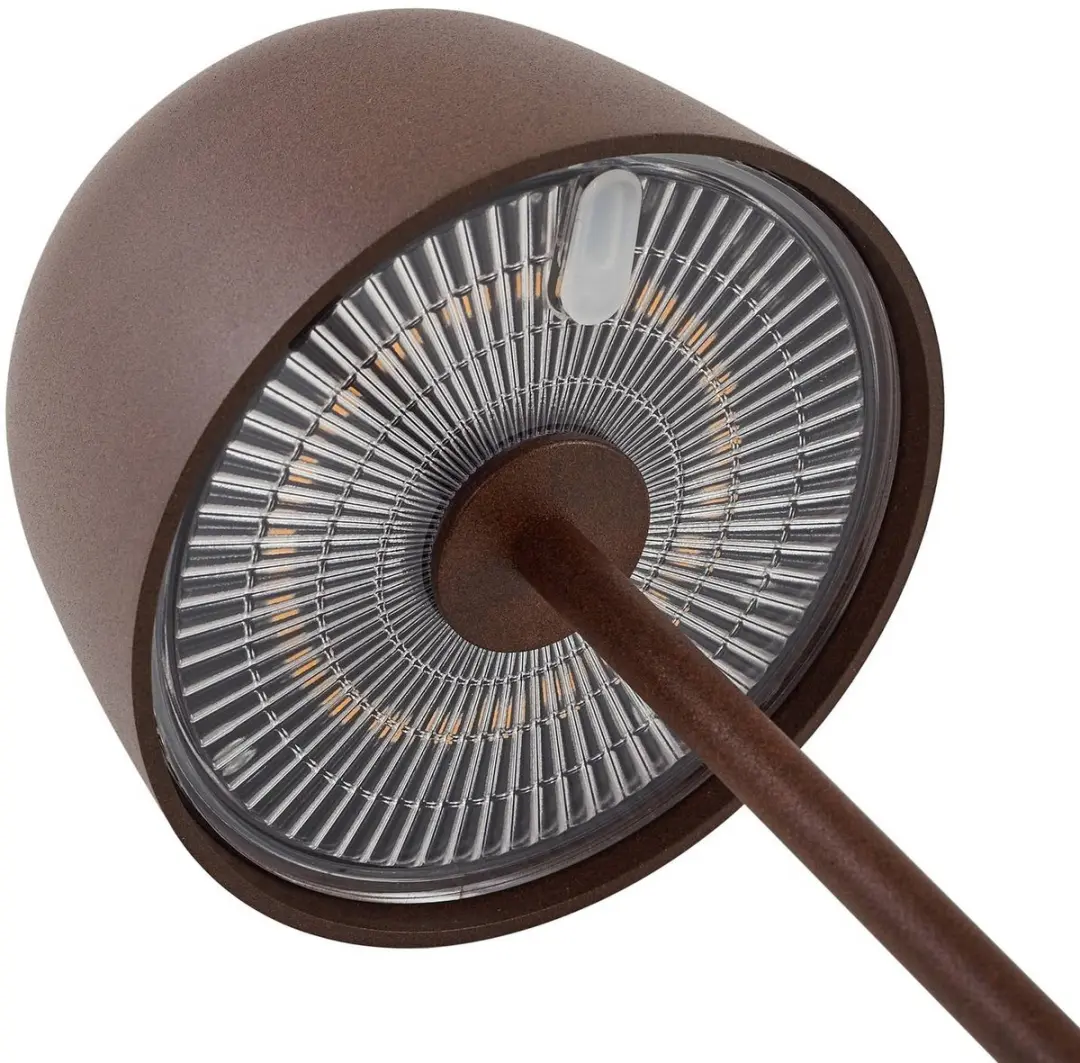 Lindby Terraslamp met Dimmer 1 Licht - Roestbruin