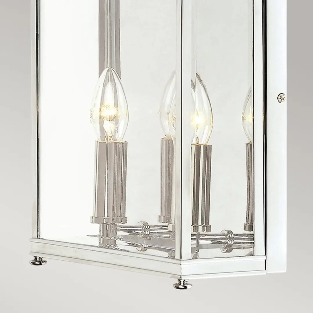 Elstead Lighting Holborn LED Buitenlamp E14 40W - IP44 - Dimbaar - Polished Chrome