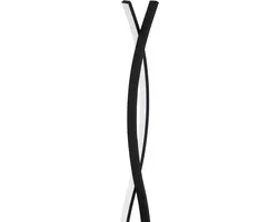 Eglo Lasana 3 Vloerlamp LED 142cm - Zwart/Wit