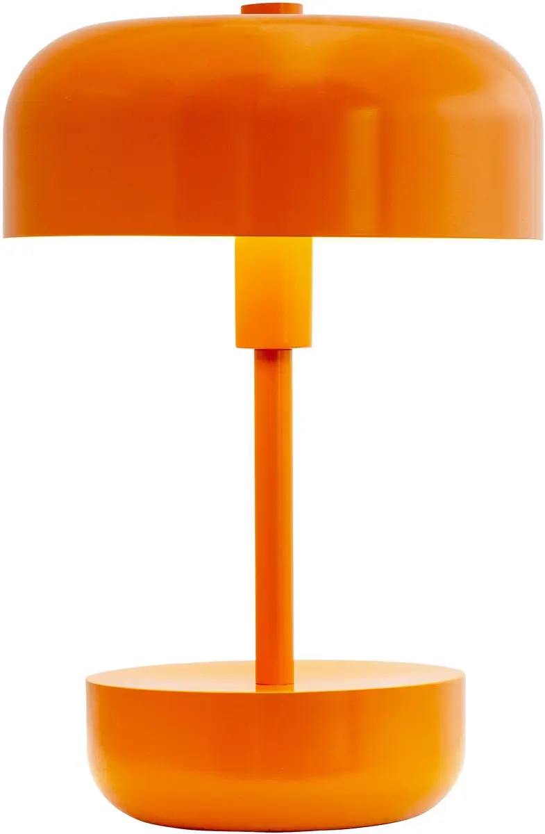 Dyberg Larsen Haipot Oplaadbare LED Tafellamp - 9W - 17cm - Orange