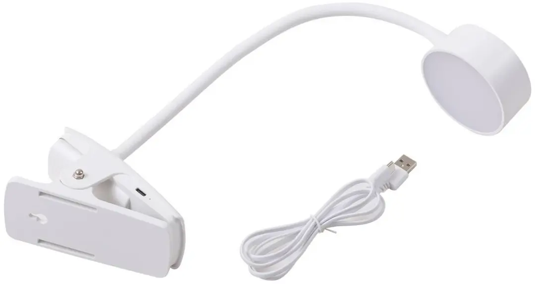 Lindby Klemlamp met dimmer 1 Licht - Wit