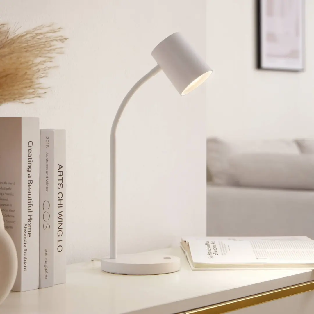 Lindby Bureaulamp GU10 10W - Wit