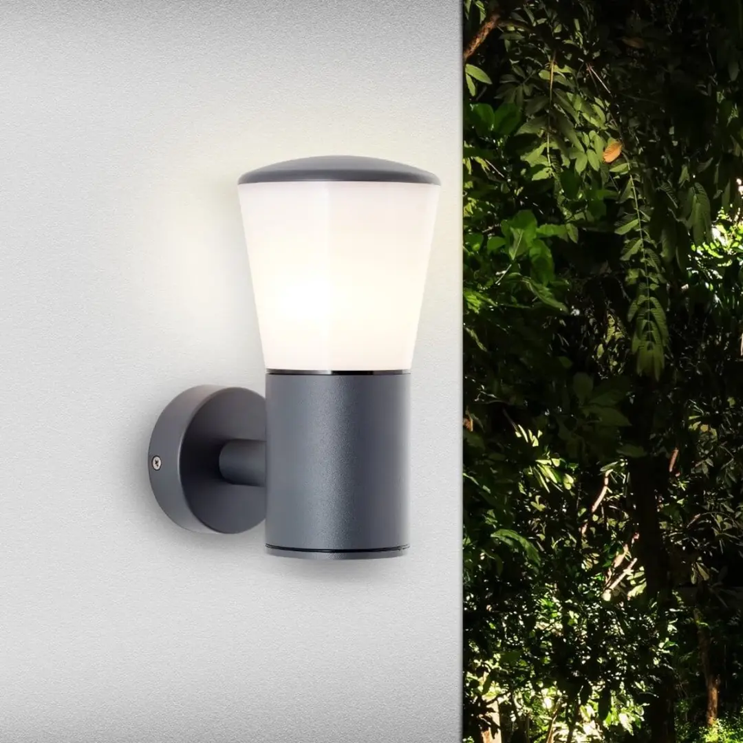 Brilliant Cliffi Buiten Wandlamp E27 - Antraciet