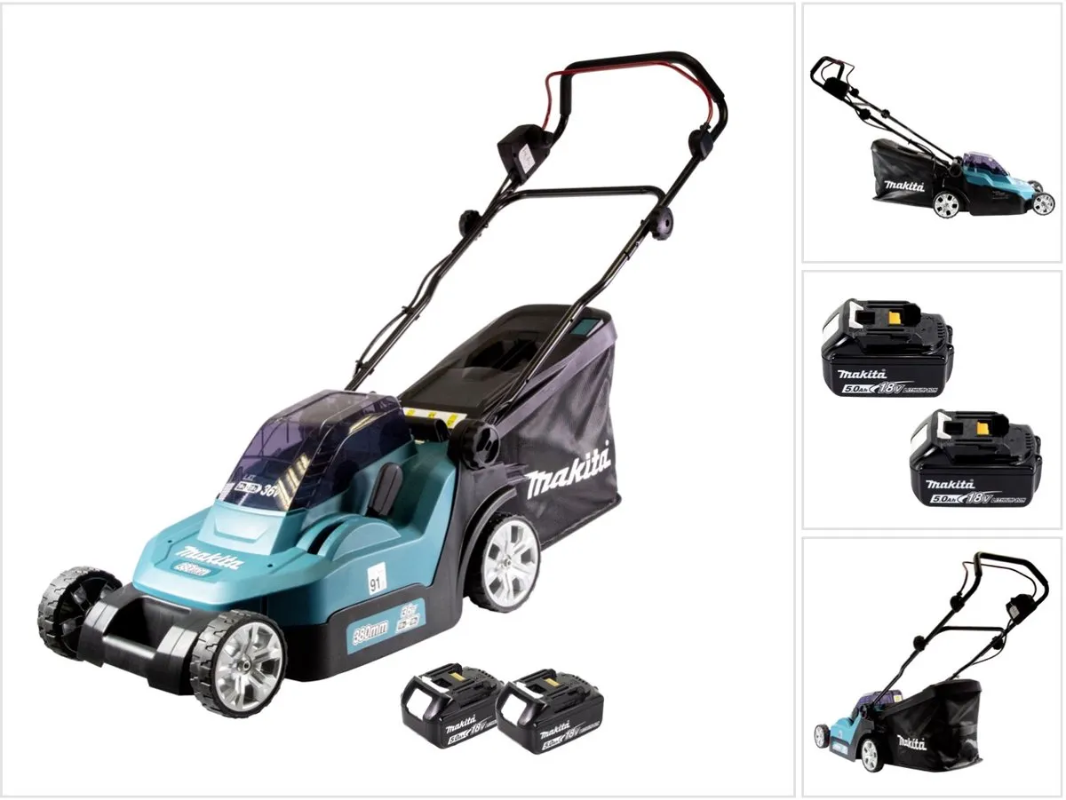 Makita DLM 382 T2 Accugrasmaaier 38cm 40l