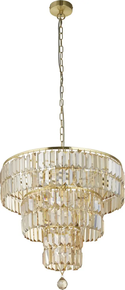 Searchlight Empire Kroonluchter 5 Lichts - Goud/Messing