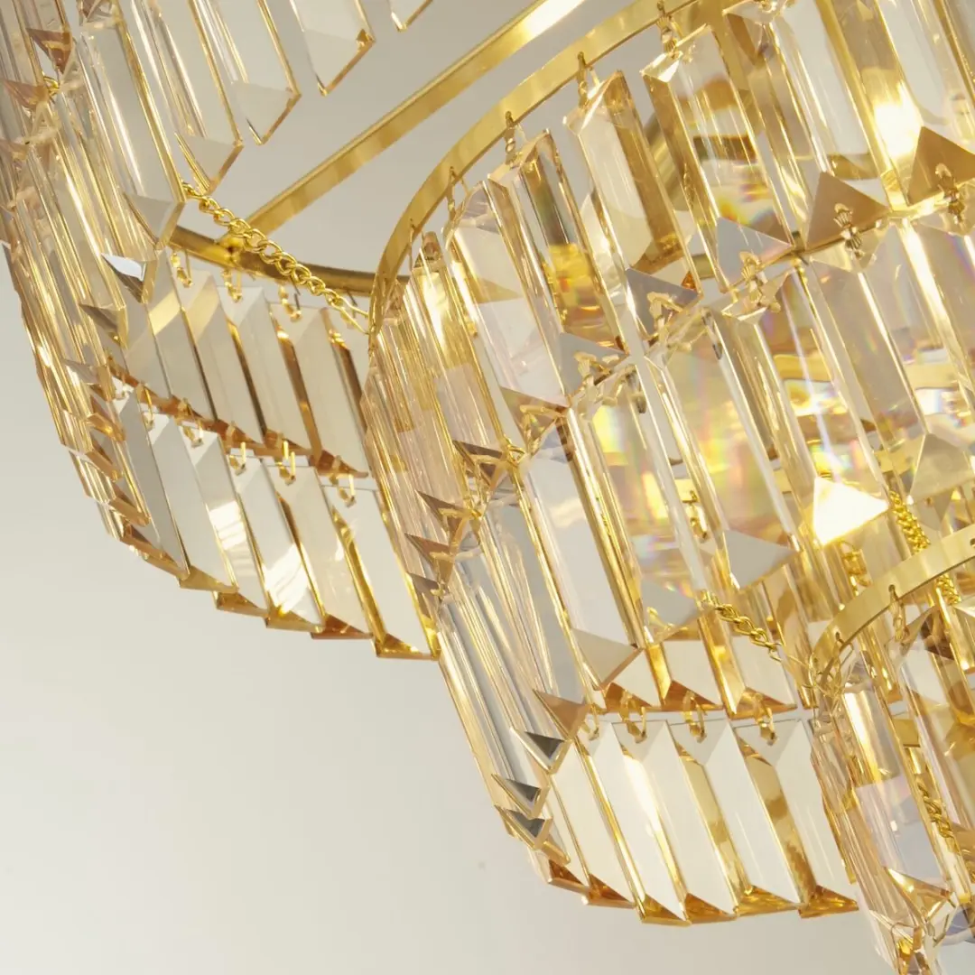 Searchlight Empire Kroonluchter 5 Lichts - Goud/Messing