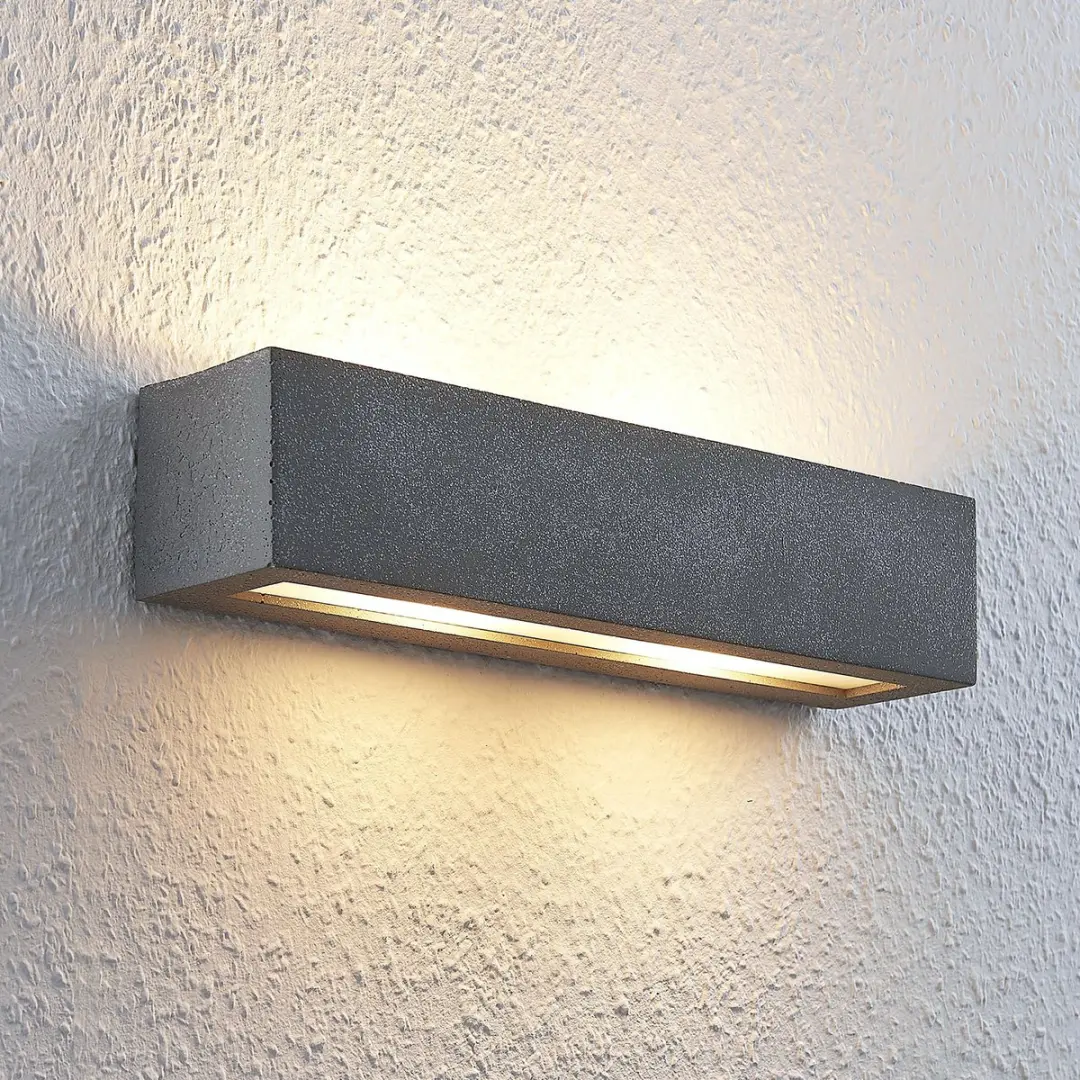 Lindby Wandlamp Beton 2x G9