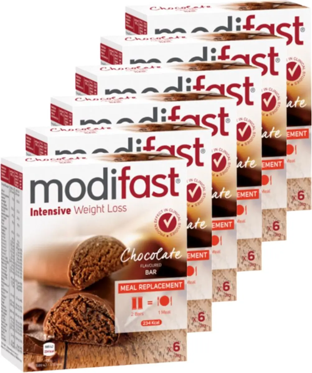 Modifast Maaltijdreep Melkchocolade 6x31g