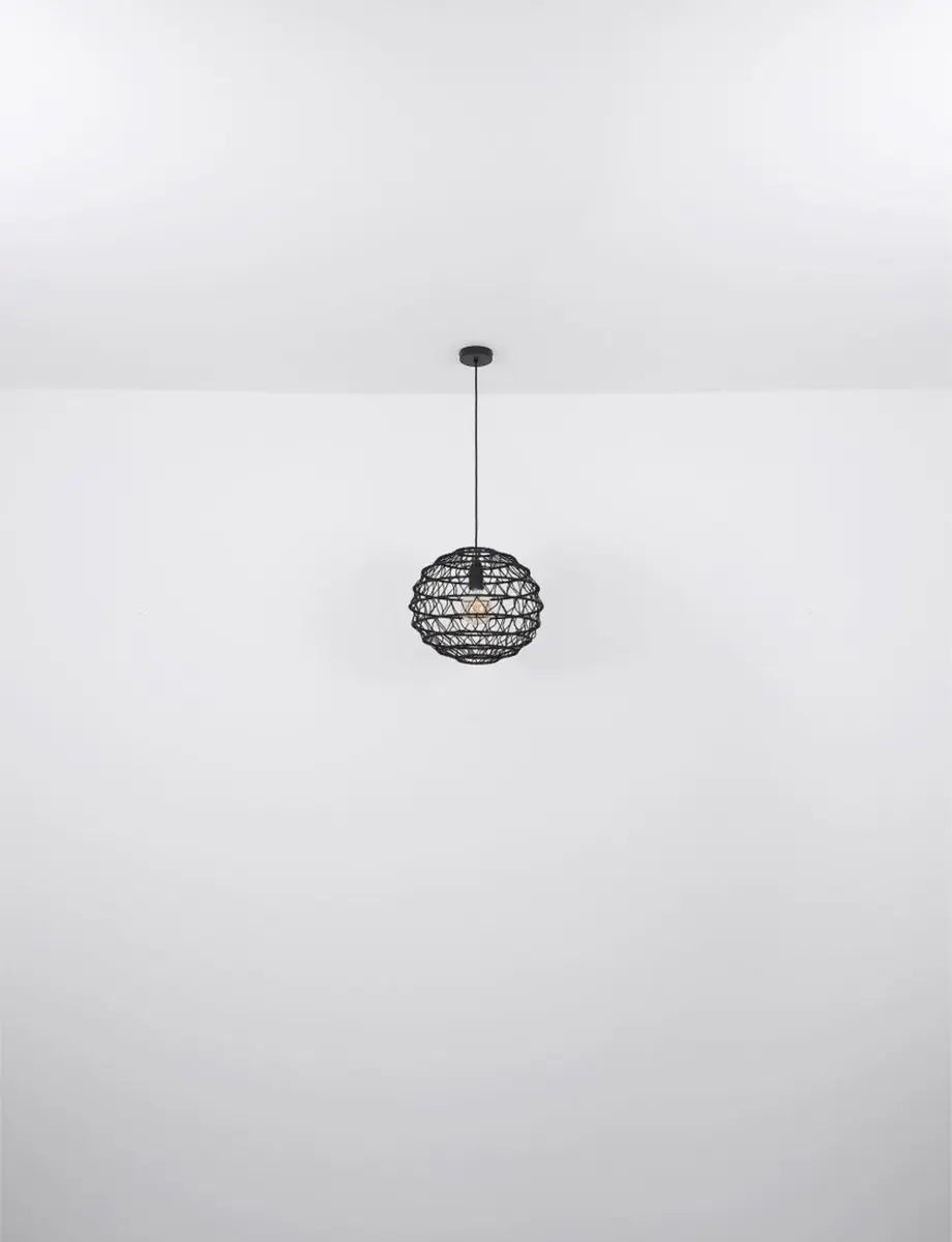 Globo Senni Hanglamp - Ø59cm - Bruin