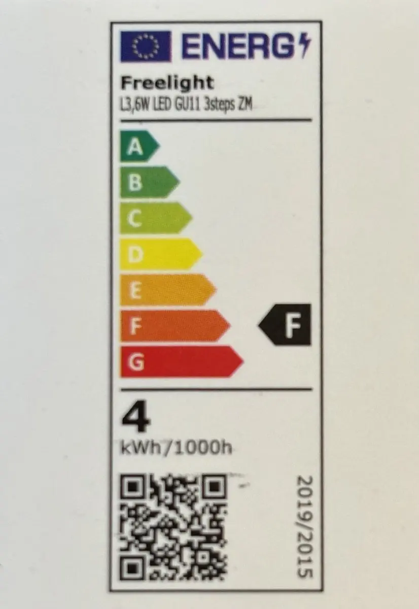 Freelight Mini GU10 3.6W LED - Warm wit - Ø35mm - Zwart