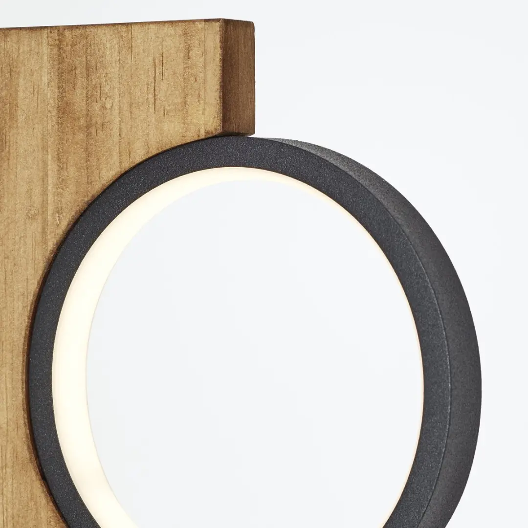 Brilliant Cheesy Tafellamp G99934/76 - Hout - 12W