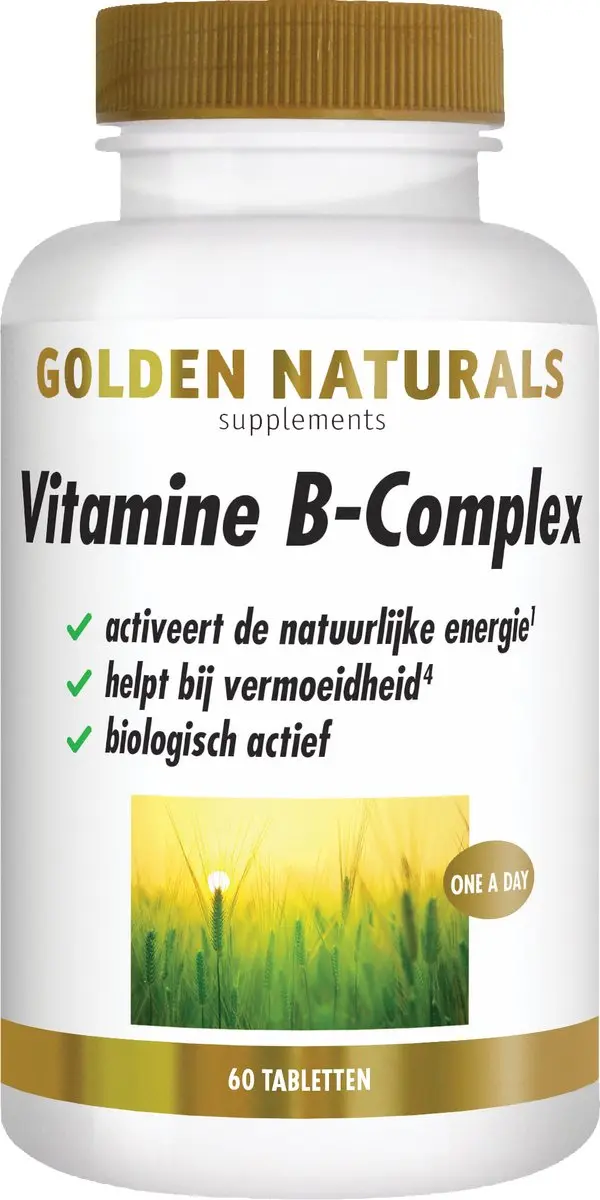 Golden Naturals Vitamine B-complex 60 Vegan Tabletten