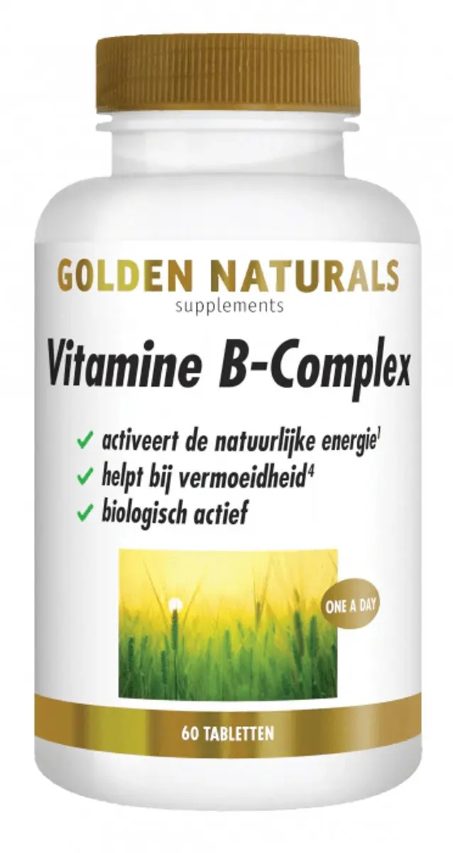 Golden Naturals Vitamine B-complex 60 Vegan Tabletten