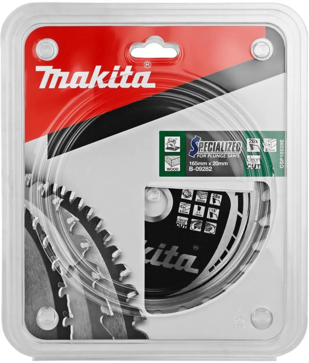 Makita B-09282 Cirkelzaagblad Hout - Ø165mm 28T