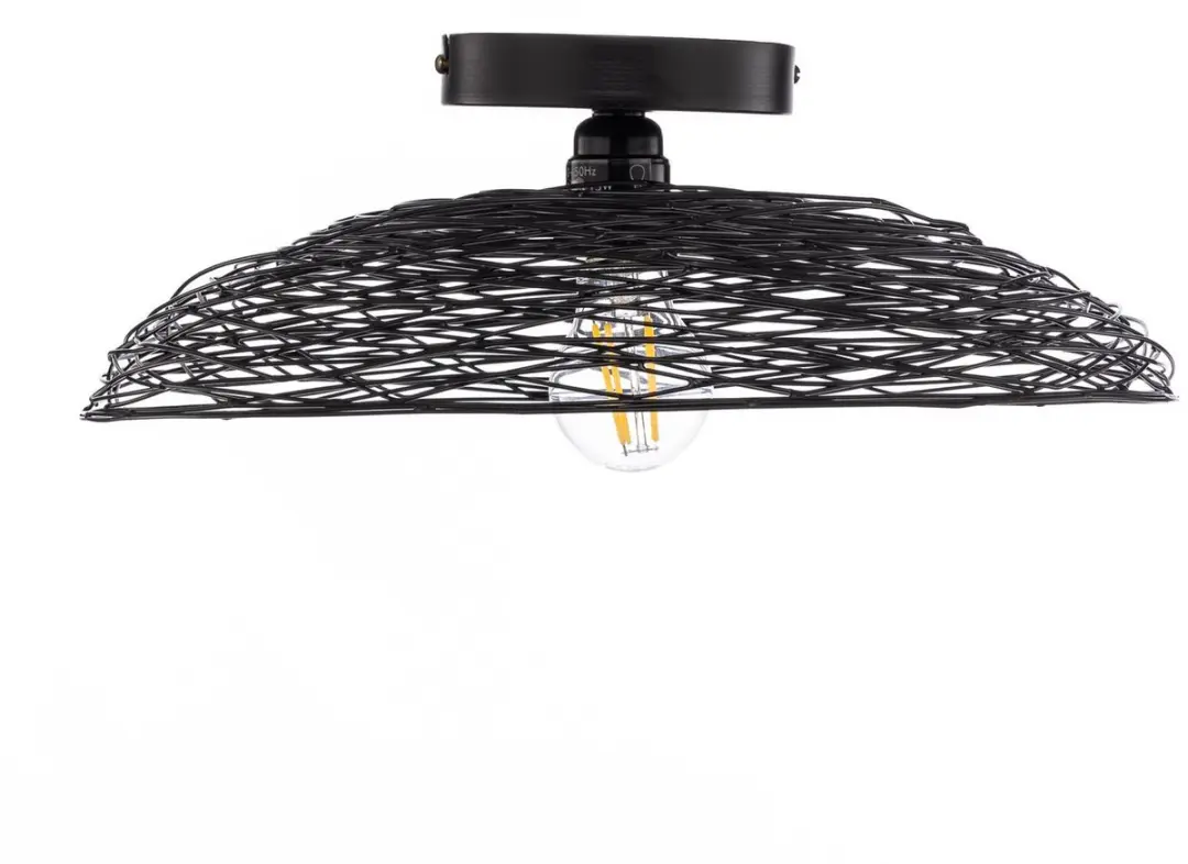 Lindby Plafondlamp 1 Licht E27 - 40cm - Zwart