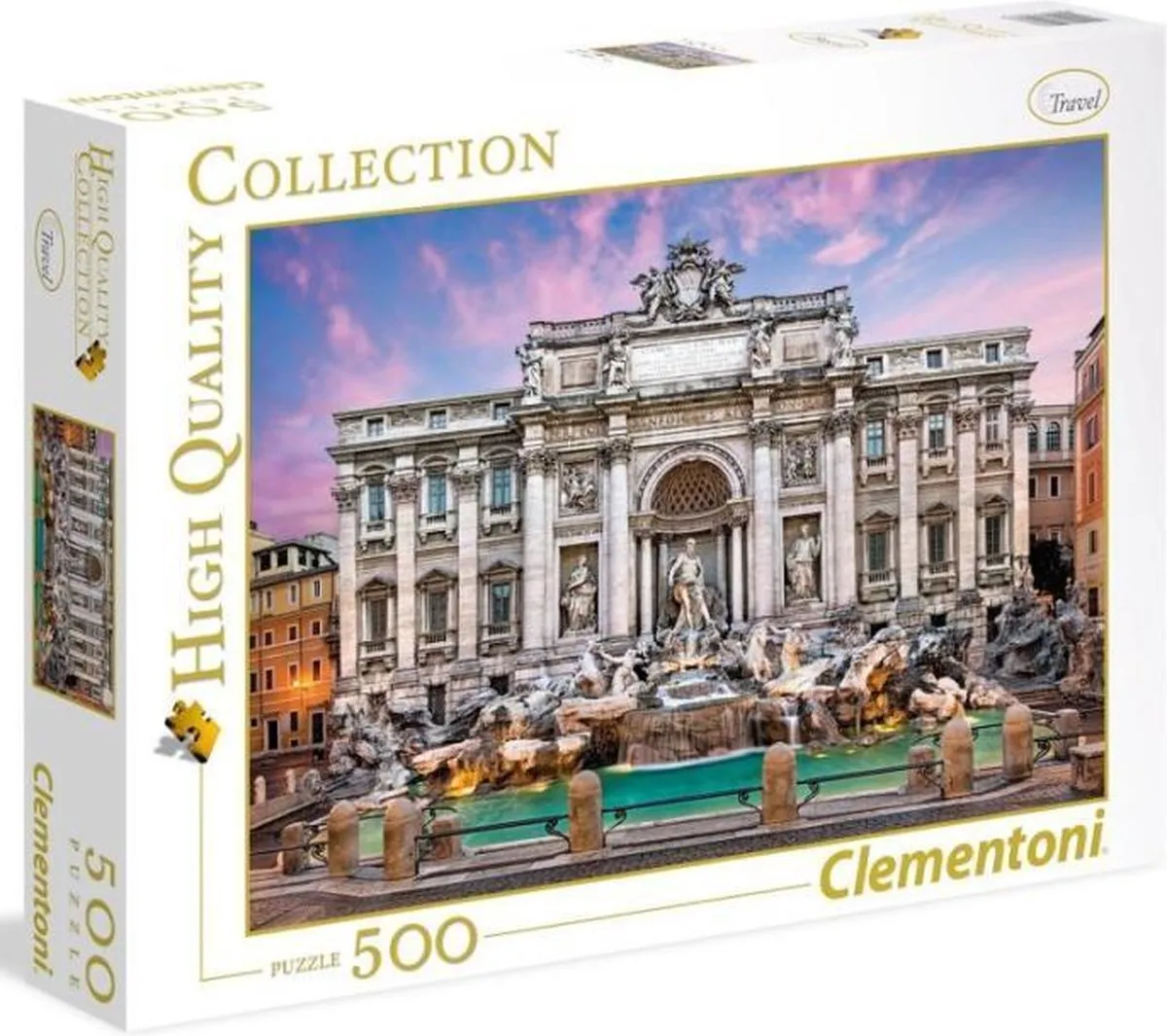 Clementoni Legpuzzel Trevi Fountain 500 Stuks - Multicolor