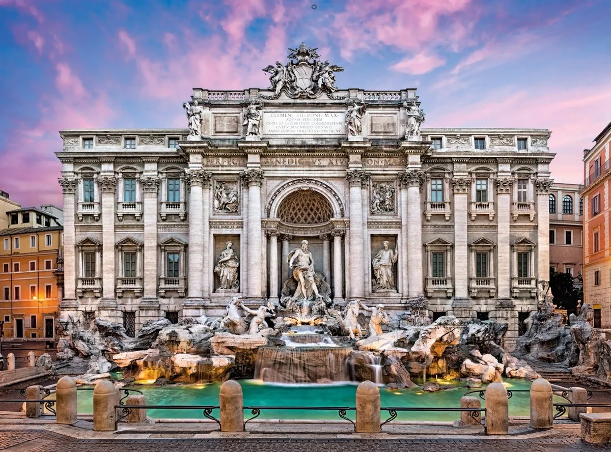Clementoni Legpuzzel Trevi Fountain 500 Stuks - Multicolor
