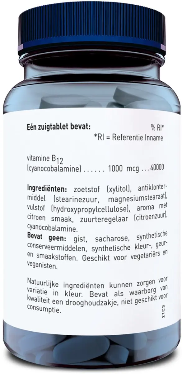 Orthica Co-Enzym B12 Zuigtabletten - 120 Stuks