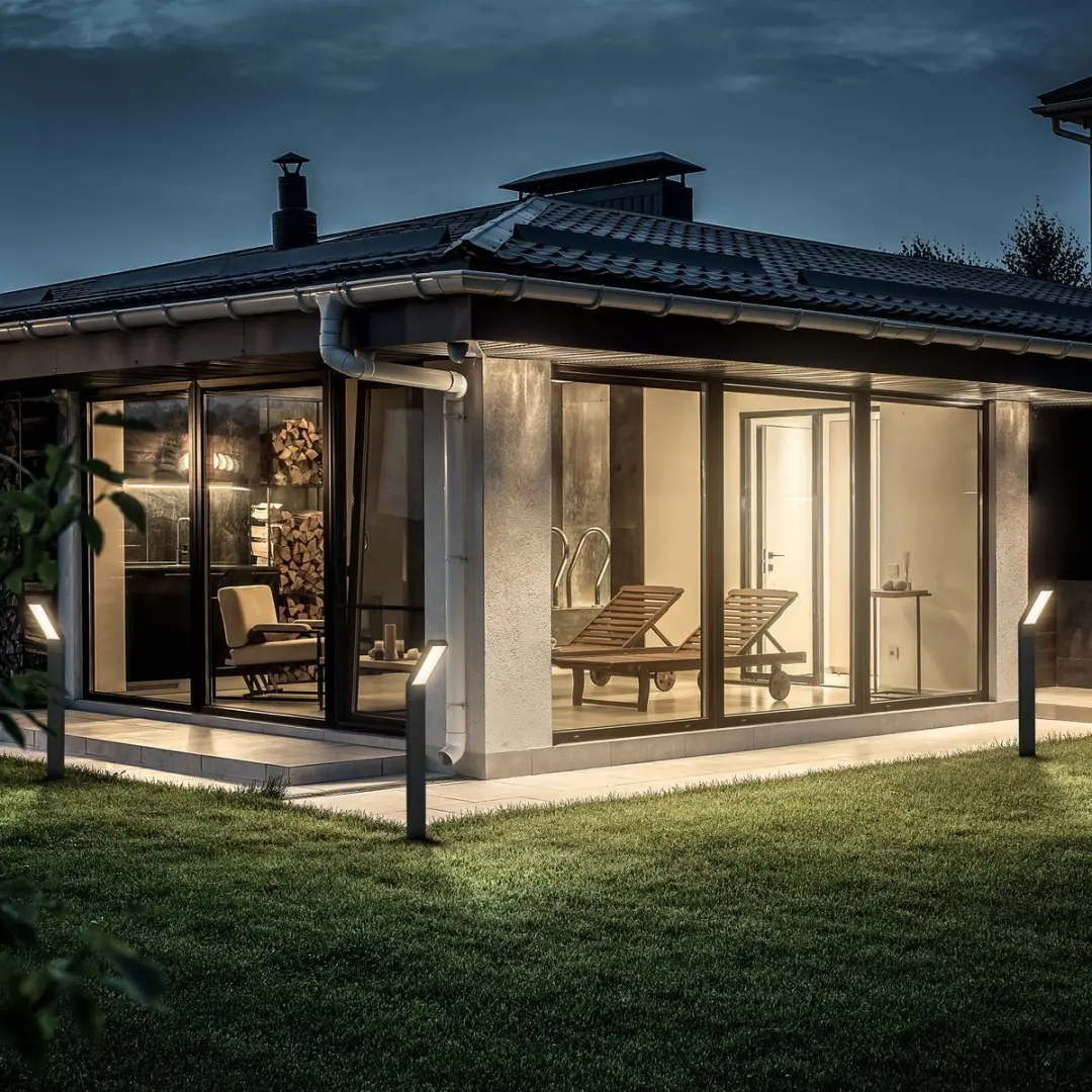Briloner Solar Padlamp Schemersensor IP44 - Zwart