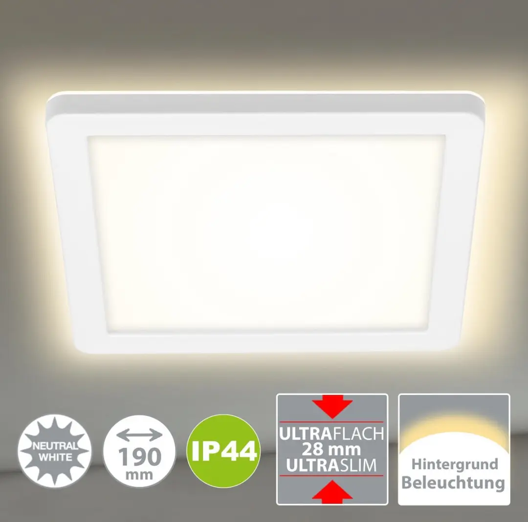 Briloner LED Buitenlamp 8W 1200lm - Wit