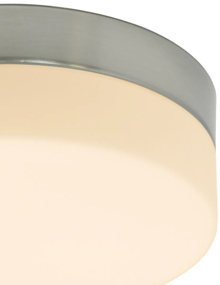 Steinhauer Ikaro 1363ST Plafondlamp - Ø24cm Zilver/Wit