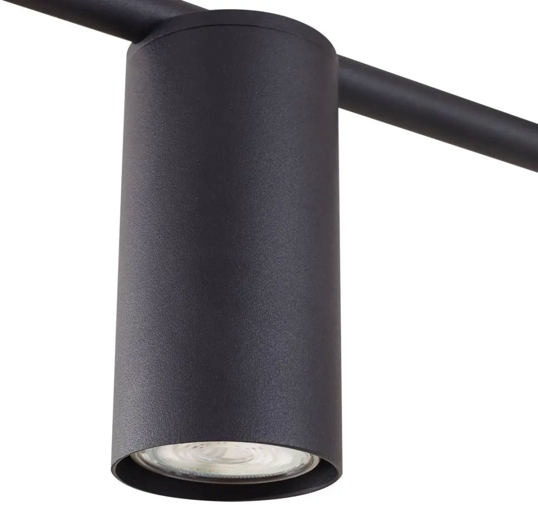 Lindby Plafondlamp 4x GU10 10W - Zwart