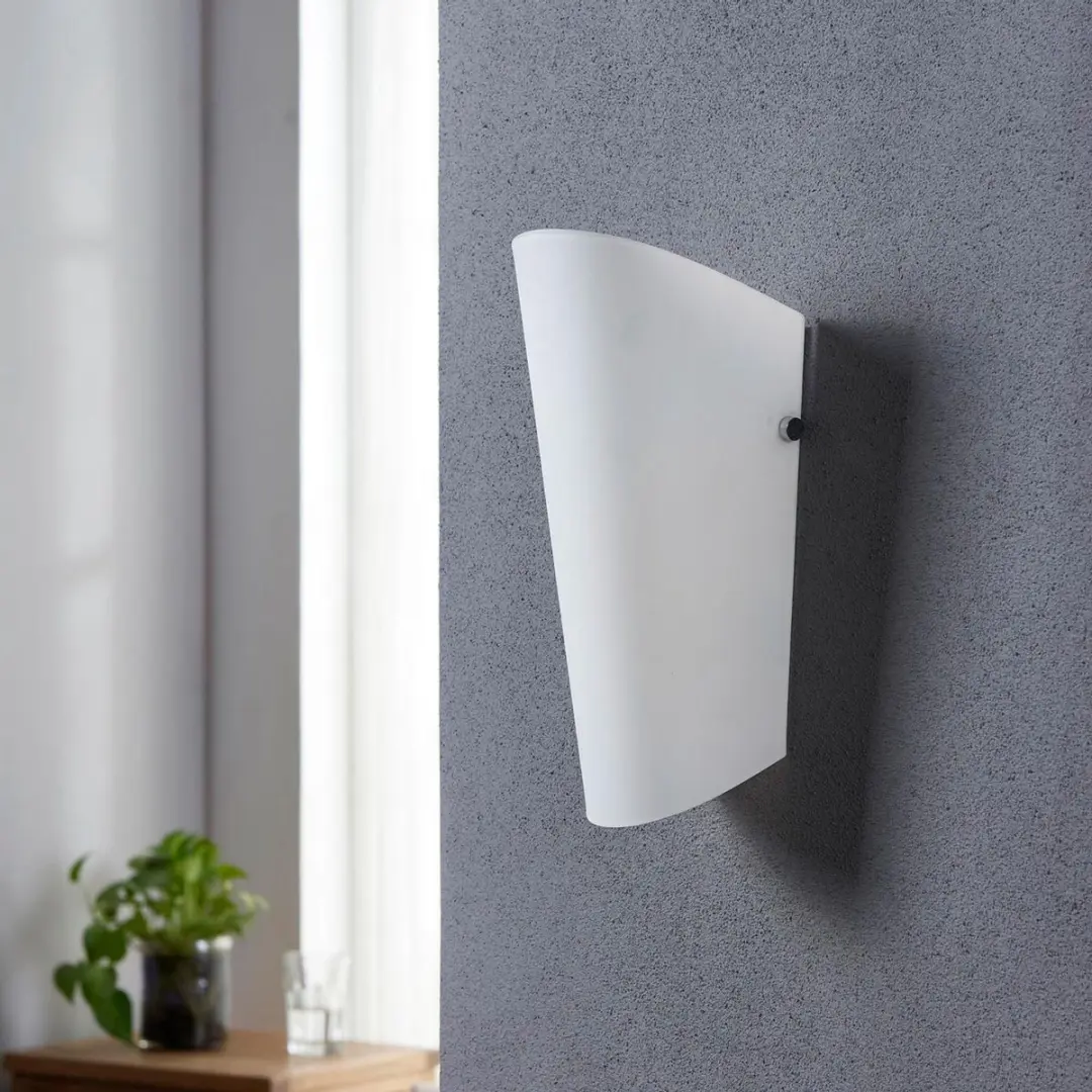 Lindby Wandlamp Metaal Glas 1 Licht E27