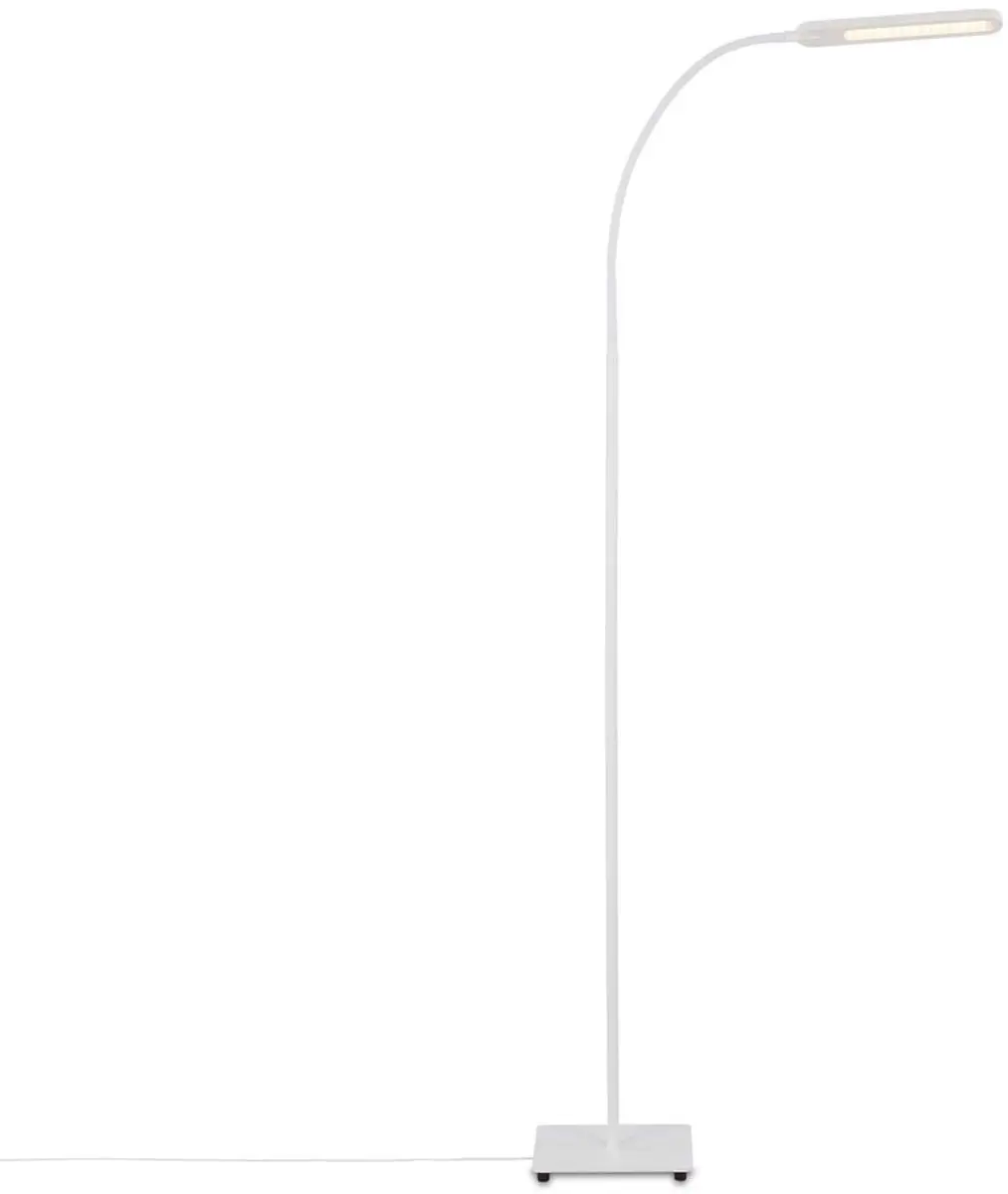 Briloner Ervo LED Vloerlamp - 8W 600lm 183cm Wit