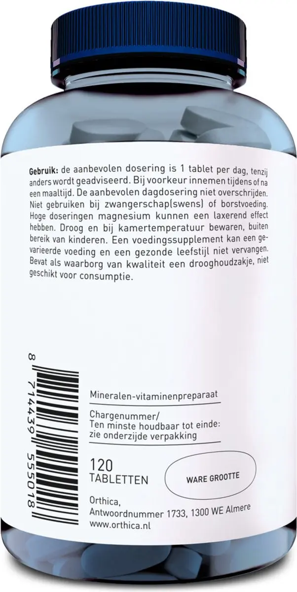 Orthica Mineral Max Mineralen 120 Tabletten