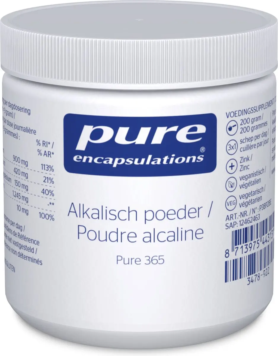 Pure Encapsulations Alkalisch Poeder 200g