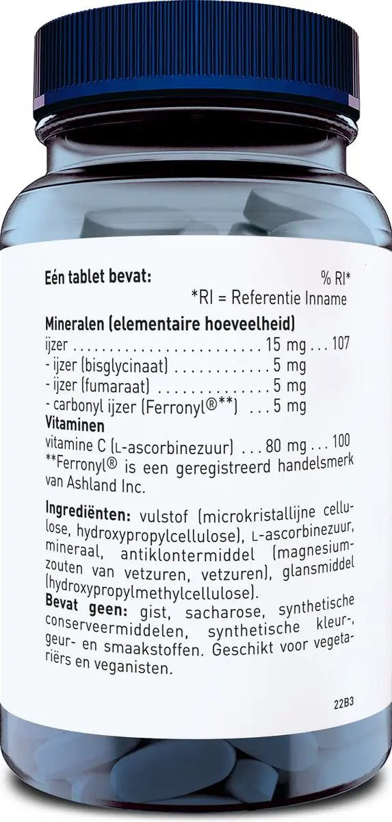Orthica Tri IJzer-15 90 tabletten