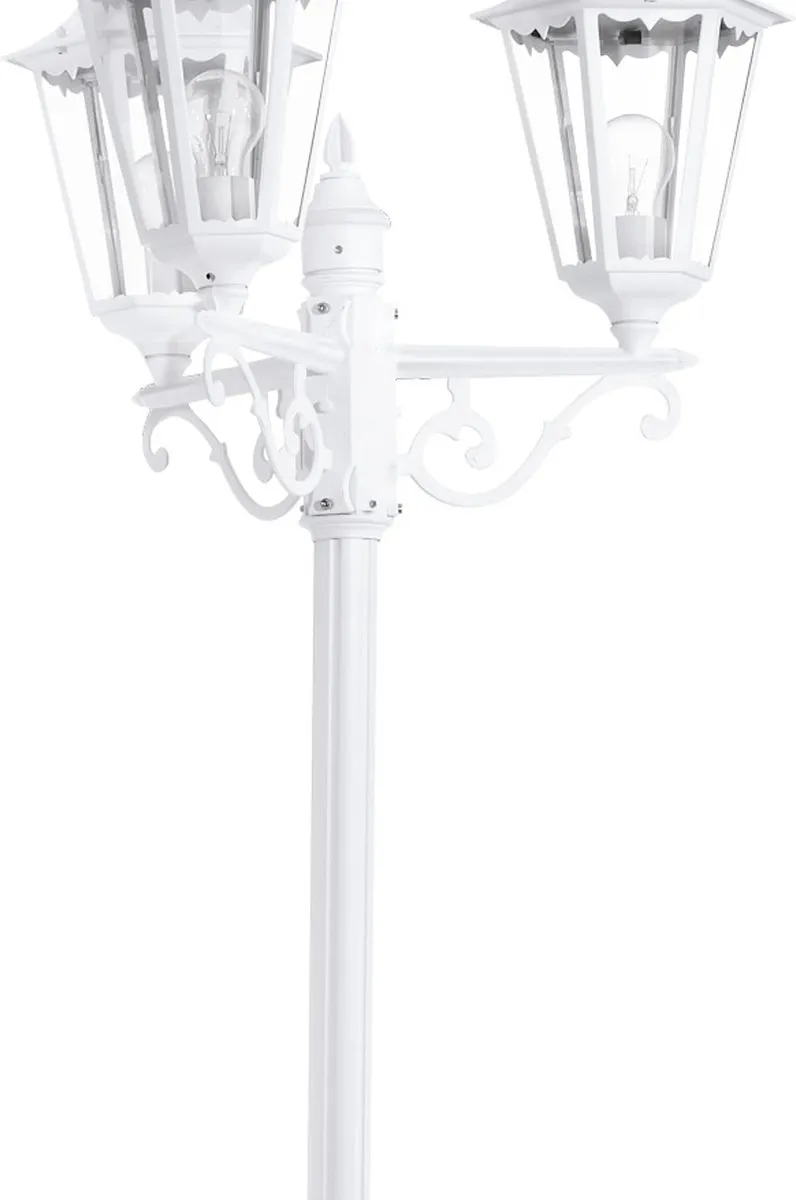 Eglo Navedo Buitenverlichting Tuinpaal 3 Lichtpunten - Wit - Ø56cm