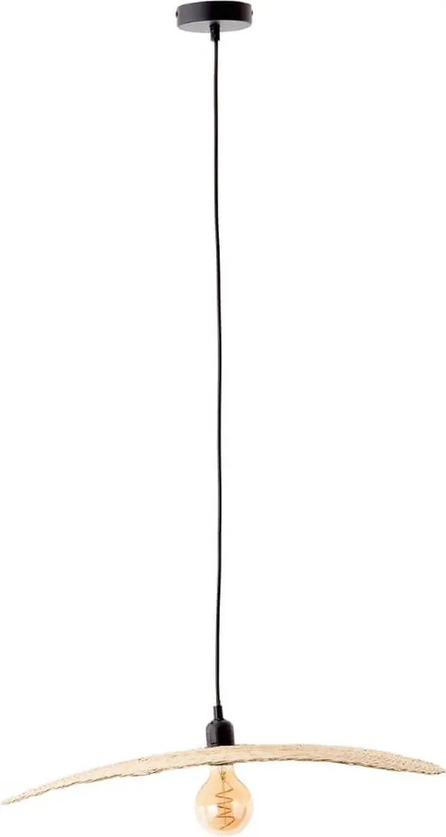 Brilliant Jefter Hanglamp - Ø60cm - Beige/Zwart