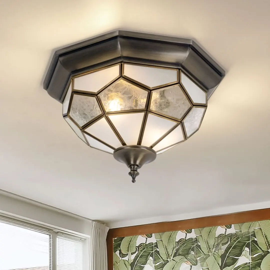 Searchlight Ace Design Flush 3 - 2 Lichtpunten - Messing