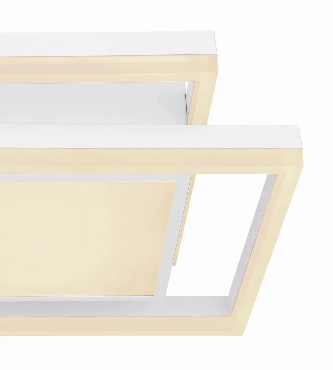 Globo Squares Plafondlamp 42cm - Wit LED