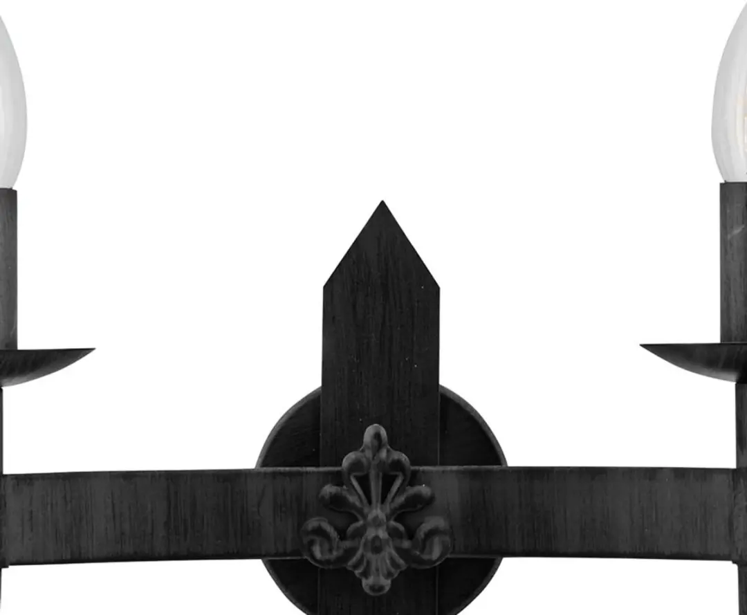 Searchlight Expressions of Light Cartwheel Wandlamp - 2x40W - Zwart