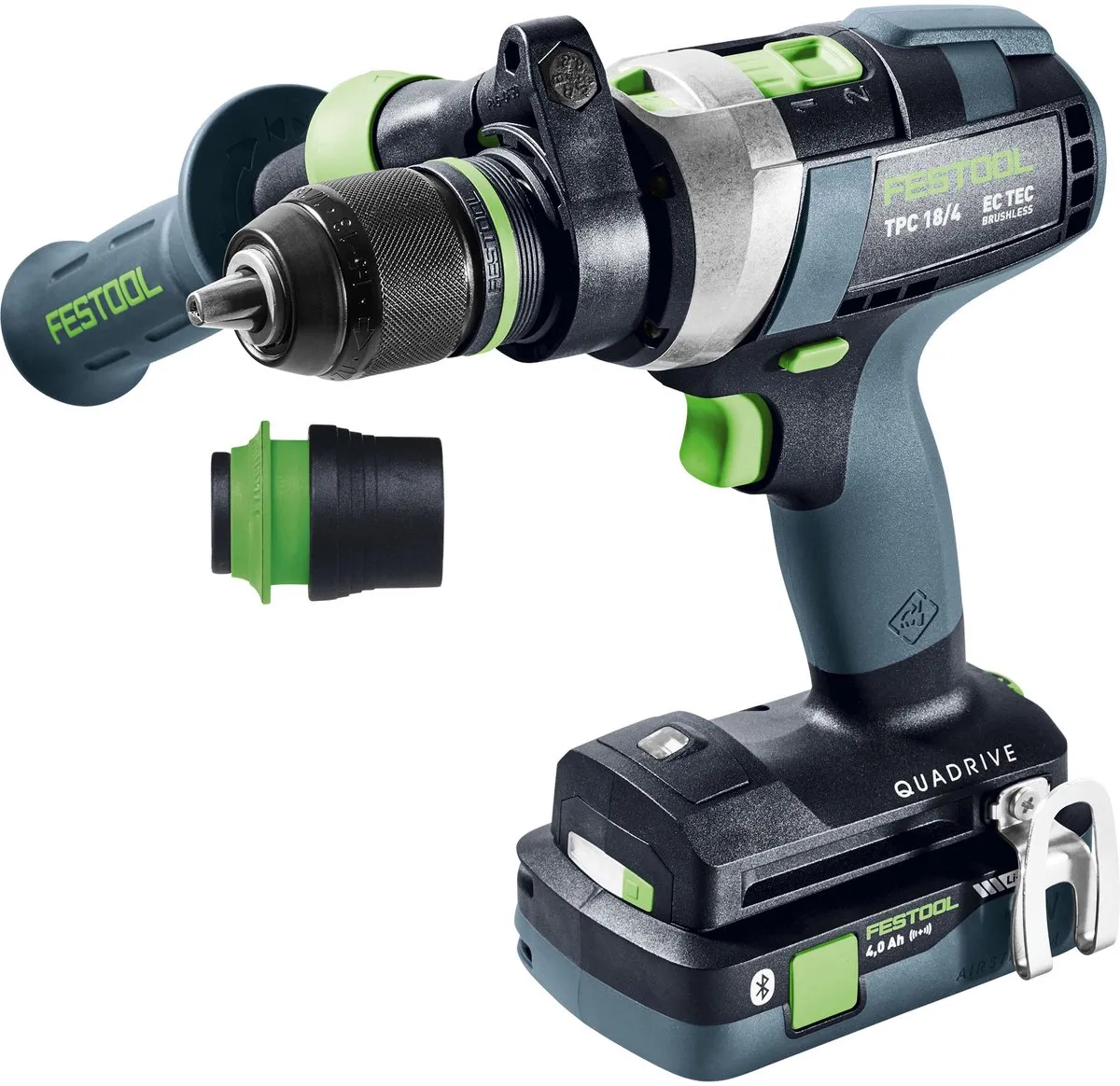 Festool TPC 18/4 QUADRIVE Accu Klop-/Schroefboormachine 18V