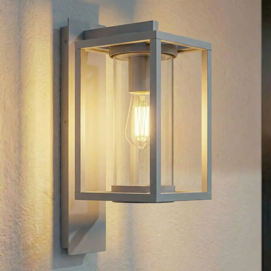 Lucande Wandlamp Buiten 1 Licht E27 - 15W - Grijs