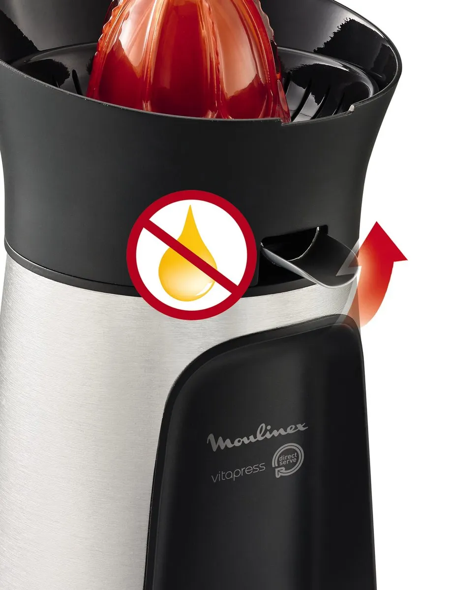 Moulinex Vitapress Direct Serve PC603D10 Elektrische Citruspers - Grijs