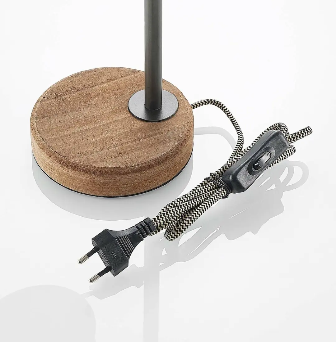 Lindby Tafellamp Metaal Hout 36.5cm