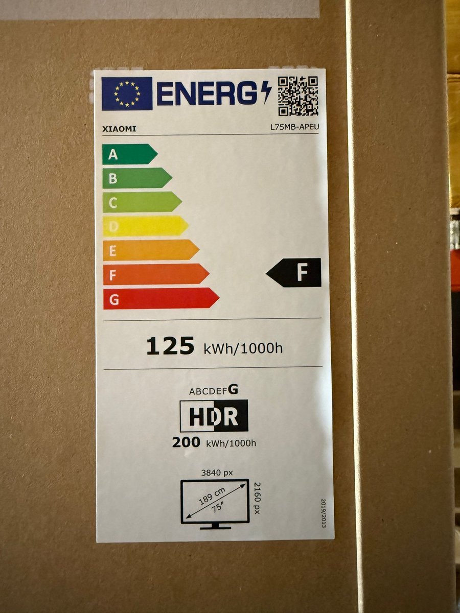 Xiaomi Smart TV 75 A PRO - 75 inch - 4K LED - 2026 - Google TV